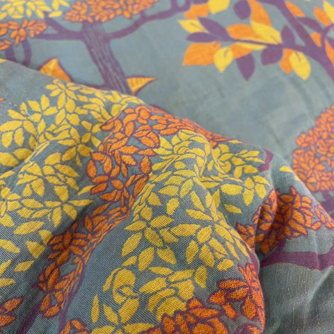 Tropical Rainforest Green Antibacterial Summer Quilt