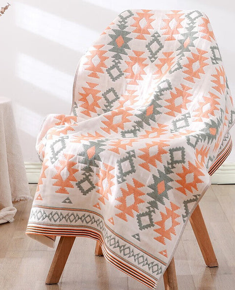 Japanese Style In Fish Patterns Bath Towel