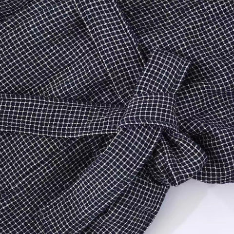 Luxury Bathrobe - Elegant Classic style Checks Range
