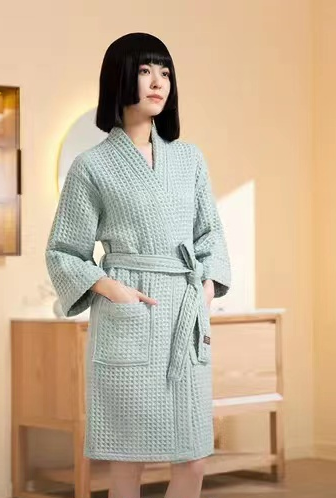 Luxury Bathrobe - Elegant Classic Waffle Robe Range