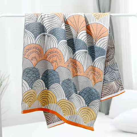 Folding Fan Bath Towel
