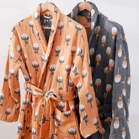 Luxury Bathrobe - Cotton Print Range