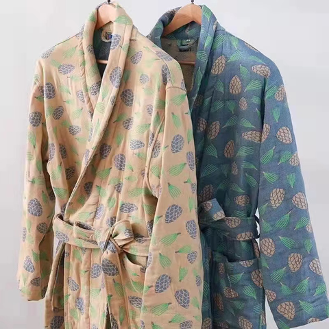 Luxury Bathrobe - Pine Seed Range