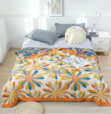 Post-Impressionism Style Range Blanket - Colorful