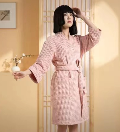 Luxury Bathrobe - Elegant Classic Waffle Robe Range