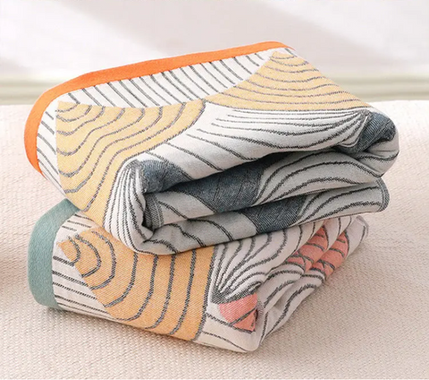 Folding Fan Bath Towel