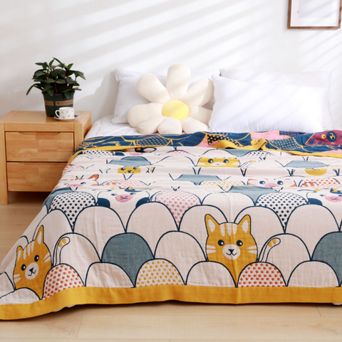 Cartoon style Range Blanket In LinLin
