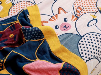 Cartoon style Range Blanket In LinLin